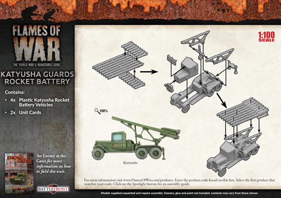 Flames of War: Soviet Katyusha Guards Rocket Battery (Mid War) - for just $40! 