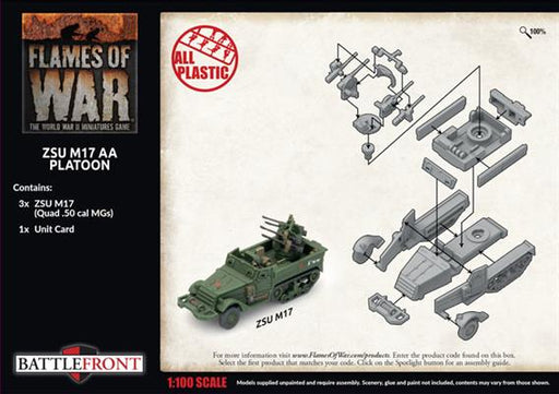 Flames of War: Soviet ZSU M17 Anti-Aircraft Platoon (Late War) - for just $30! 