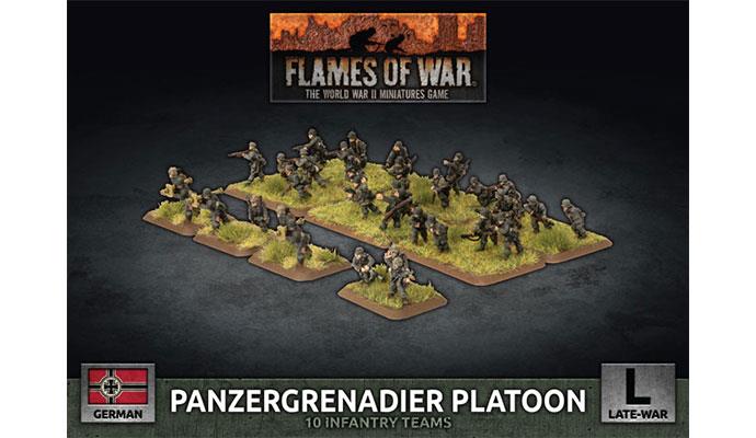 Flames of War: German Panzergrenadier Platoon (Late War) - for just $25! 