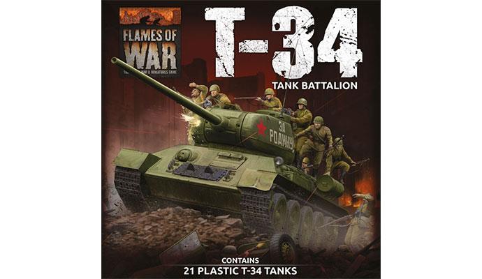 Flames of War: Soviet T-34 Battalion Army Deal (Late War) - for just $110! 