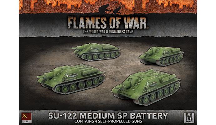 Flames of War: Soviet SU-122 Medium SP Battery (Mid War) - for just $47! 