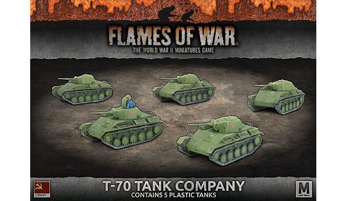 Flames of War: Soviet T-70 Tank Company (Mid War) - for just $50! 