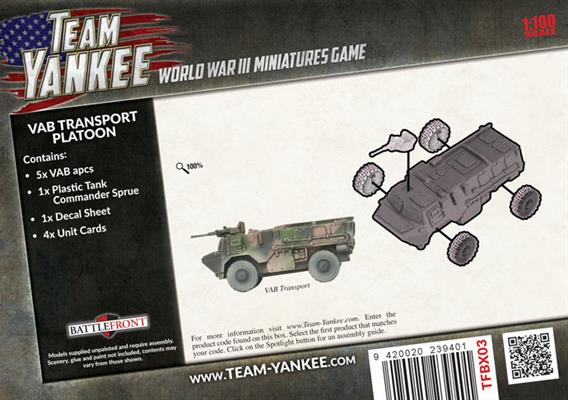 Team Yankee: VAB Transport Platoon - for just $62.50! 
