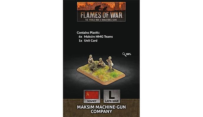 Flames of War: Soviet Maksim Machine-Gun Company (Late War) - for just $15! 