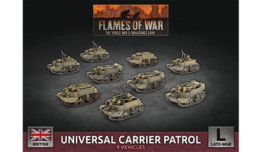 Flames of War: British Universal Carrier Patrol (Late War) - for just $30! 