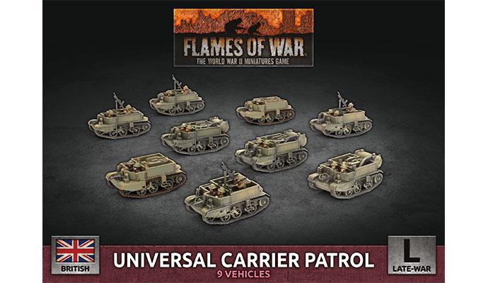 Flames of War: British Universal Carrier Patrol (Late War) - for just $30! 