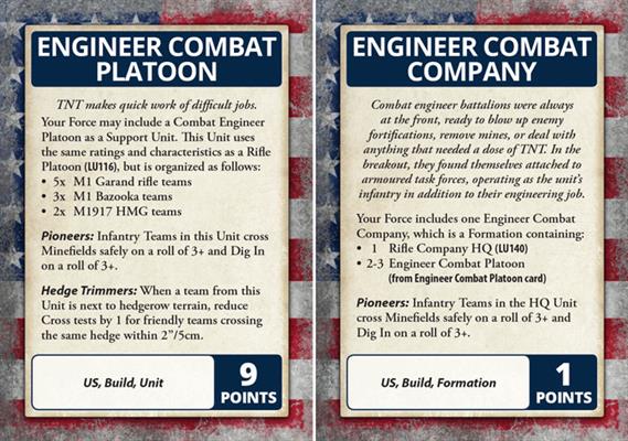 Flames of War: D-Day - American Command Cards - for just $10! 
