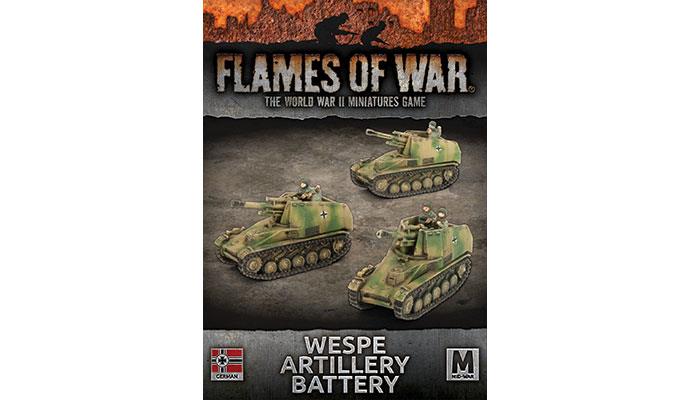 Flames of War: German Wespe Artillery Battery (Mid War) - for just $37! 