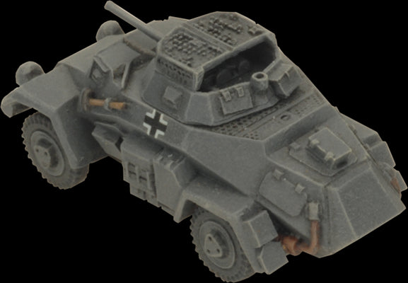 Flames of War: German SD KFZ 221 and 222 Light Scout Troop (Mid War) - for just $30! 