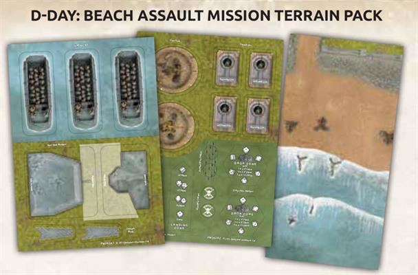 Flames of War: D-Day - Beach Assault Mission Terrain Pack - for just $20! 