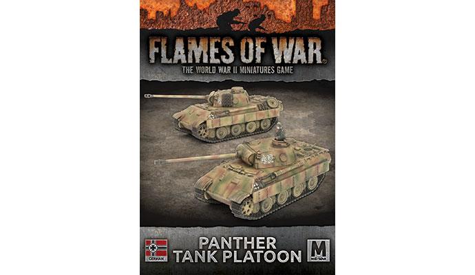 Flames of War: German Panther Tank Platoon (Mid War) - for just $30! 