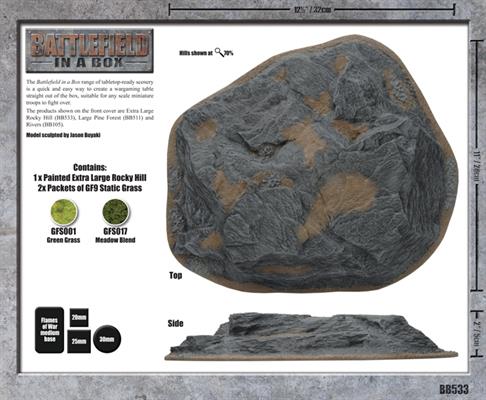 Battlefield in a Box: Extra Large Rocky Hill - for just $35! 