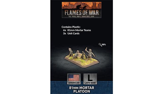 Flames of War: American 81mm Mortar Platoon (Late War) - for just $15! 