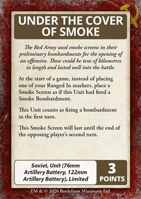 Flames of War: Bagration - Soviet Command Cards - for just $10! 