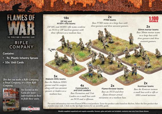 Flames of War: Soviet Rifle Company (Mid War) - for just $60! 