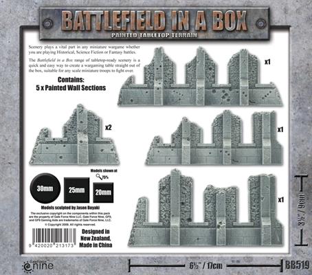 Battlefield in a Box: Gothic Battlefields - Ruined Walls - for just $25! 
