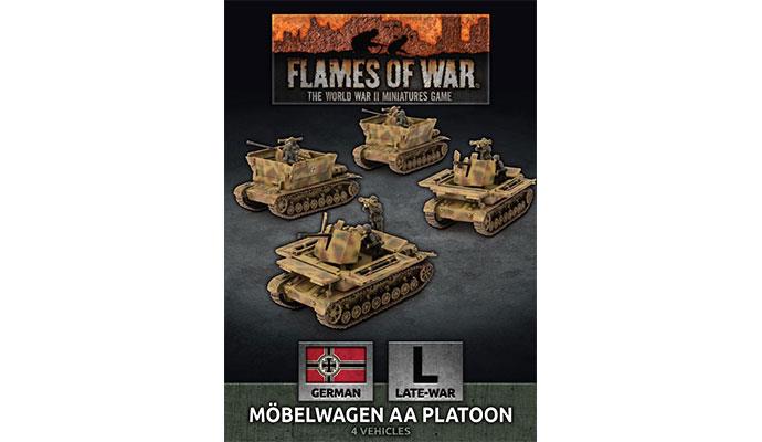 Flames of War: German Möbelwagen AA Tank Platoon (Late War) - for just $47! 