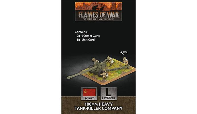 Flames of War: Soviet 100mm Heavy Tank-Killer Company (Late War) - for just $22! 