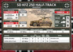 Flames of War: German SD KFZ 250 Scout Troop (Late War) - for just $30! 