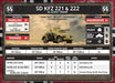 Flames of War: German SD KFZ 221 and 222 SS Scout Troop (Late War) - for just $30! 