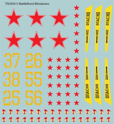 Team Yankee: Soviet Decal Set - for just $13! 