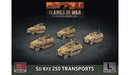 Flames of War: German SD KFZ 250 Transports (Late War) - for just $50! 