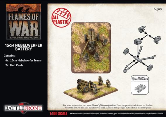 Flames of War: German 15cm Nebelwerfer Battery (Late War) - for just $60! 