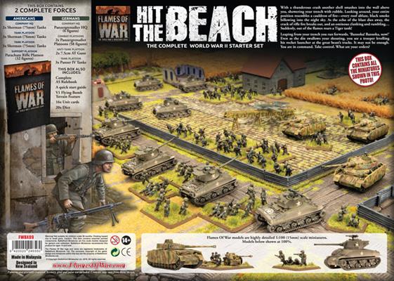 Flames of War: Hit The Beach - The Complete WWII Starter Set - for just $60! 