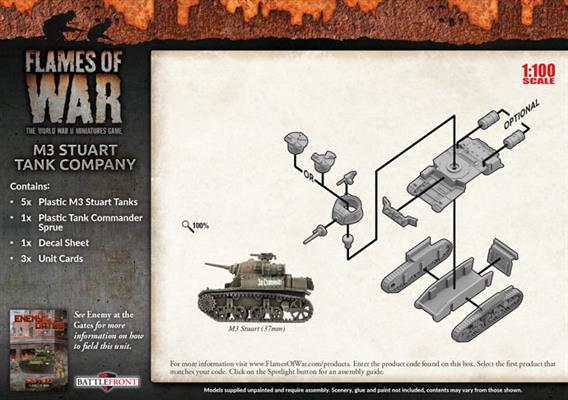 Flames of War: Soviet M3 Stuart Tank Company (Mid War) - for just $50! 