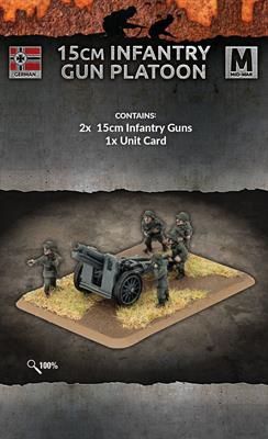 Flames of War: German 15cm Infantry Gun Platoon (Mid War-Iron Cross) - for just $22! 