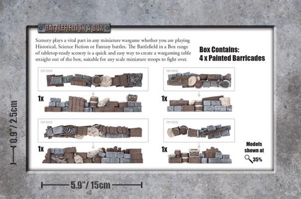 Battlefield in a Box: Wartorn Village - Barricades - for just $25! 