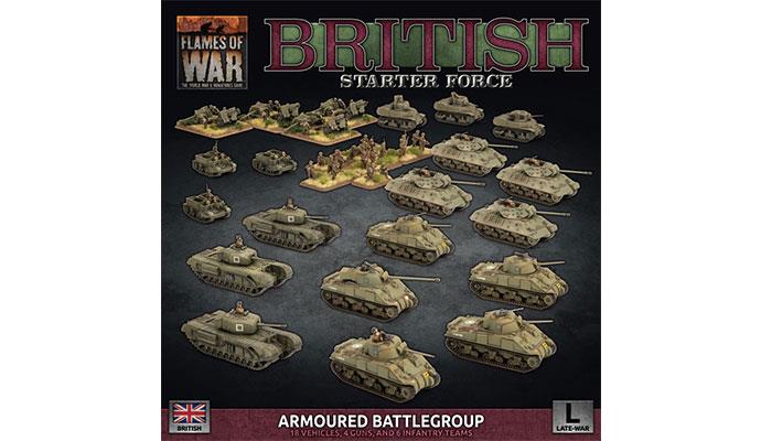 Flames of War: British Starter Force - Armoured Battlegroup Army Deal (Late War) - for just $110! 