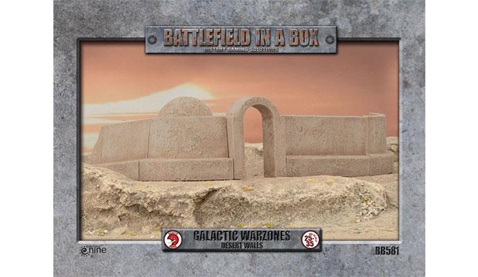 Battlefield in a Box: Galactic Warzones - Desert Walls - for just $25! 