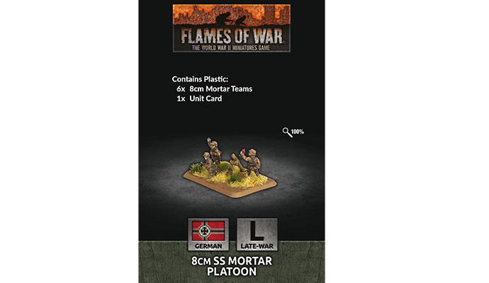 Flames of War: German 8cm SS Mortar Platoon (Late War) - for just $13! 