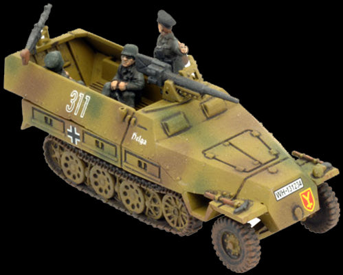 Flames of War: German SD KFZ 251 Transports (Late War) - for just $40! 
