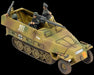 Flames of War: German SD KFZ 251 Transports (Late War) - for just $40! 