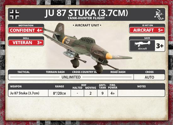 Flames of War: German Ju 87 Stuka Flight (Mid War) - for just $30! 