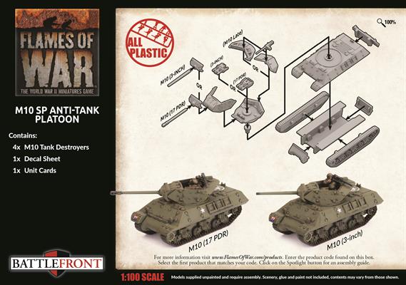 Flames of War: British M10 SP Anti-Tank Troop (Late War) - for just $40! 