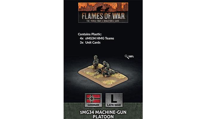 Flames of War: German sMG34 Machine-Gun Platoon (Late War) - for just $10! 