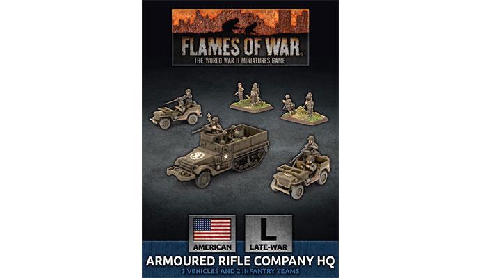 Flames of War: American Armored Rifle Company HQ (Late War) - for just $22! 