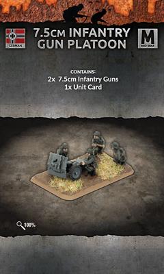 Flames of War: German 7.5cm Infantry Gun Platoon (Mid War) - for just $22! 