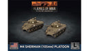 Flames of War: American M4 Sherman (105mm) Assault Gun Platoon (Late War) - for just $20! 