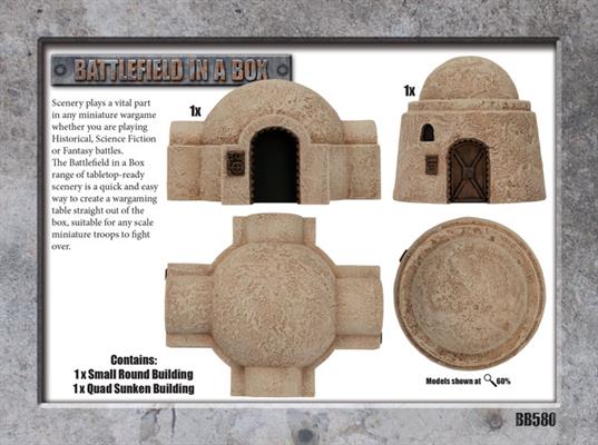 Battlefield in a Box: Galactic Warzones - Desert Buildings - for just $25! 