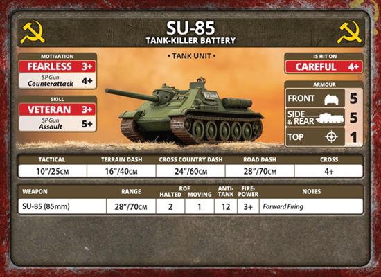 Flames of War: Soviet SU Tank-Killer Battery (Late War) - for just $50! 