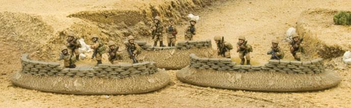 Flames of War: Desert Sandbags - Dug In Markers - for just $18! 