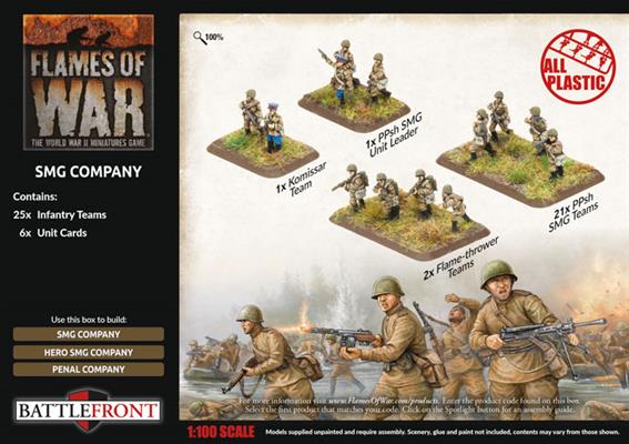 Flames of War: Soviet SMG Company (Late War) - for just $60! 