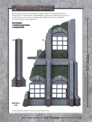 Battlefield in a Box: Gothic Industrial - Large Corner - for just $35! 