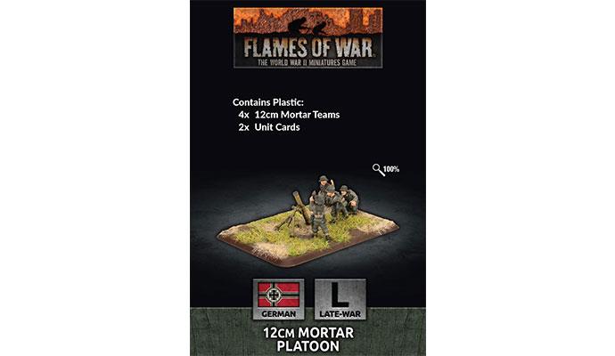 Flames of War: German 12cm Mortar Platoon (Late War) - for just $13! 