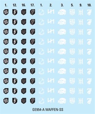 Flames of War: D-Day - Waffen-SS Decal Set - for just $13! 