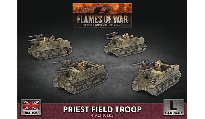 Flames of War: British Priest Field Troop (Late War) - for just $40! 